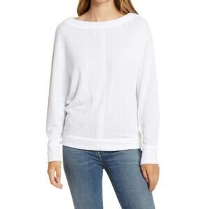 CASLON NEW $45 Dolman Sleeve Thermal‎ Top in White XL